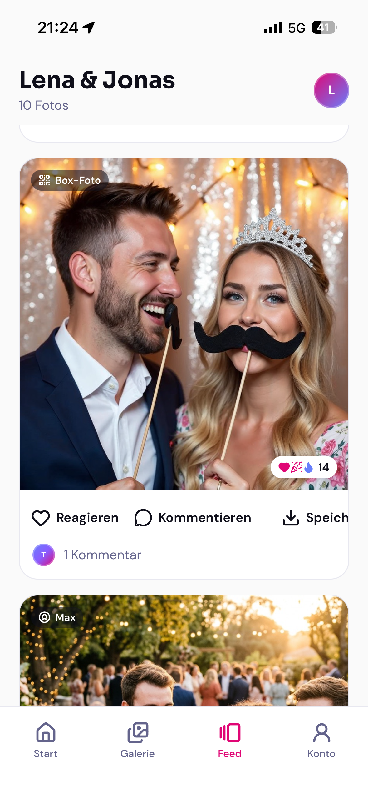 Live feed in de FexoBox Live-app