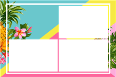 Photobooth printtemplate Aloha - categorie Party