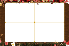 Photobooth printtemplate Christmas Gift - categorie Weihnachten